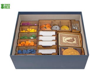 Organizer for Viticulture Essential Edition, Storage Insert Compatible with Board Game, Accessories Upgrade, Nerdy Gifts
