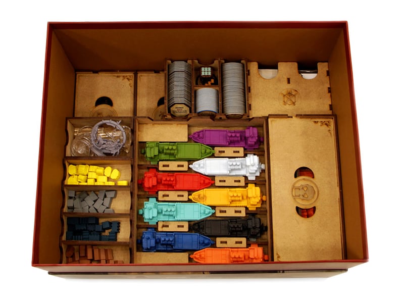 SCYTHE Legendary Box organizer wood insert for SCYTHE board Etsy