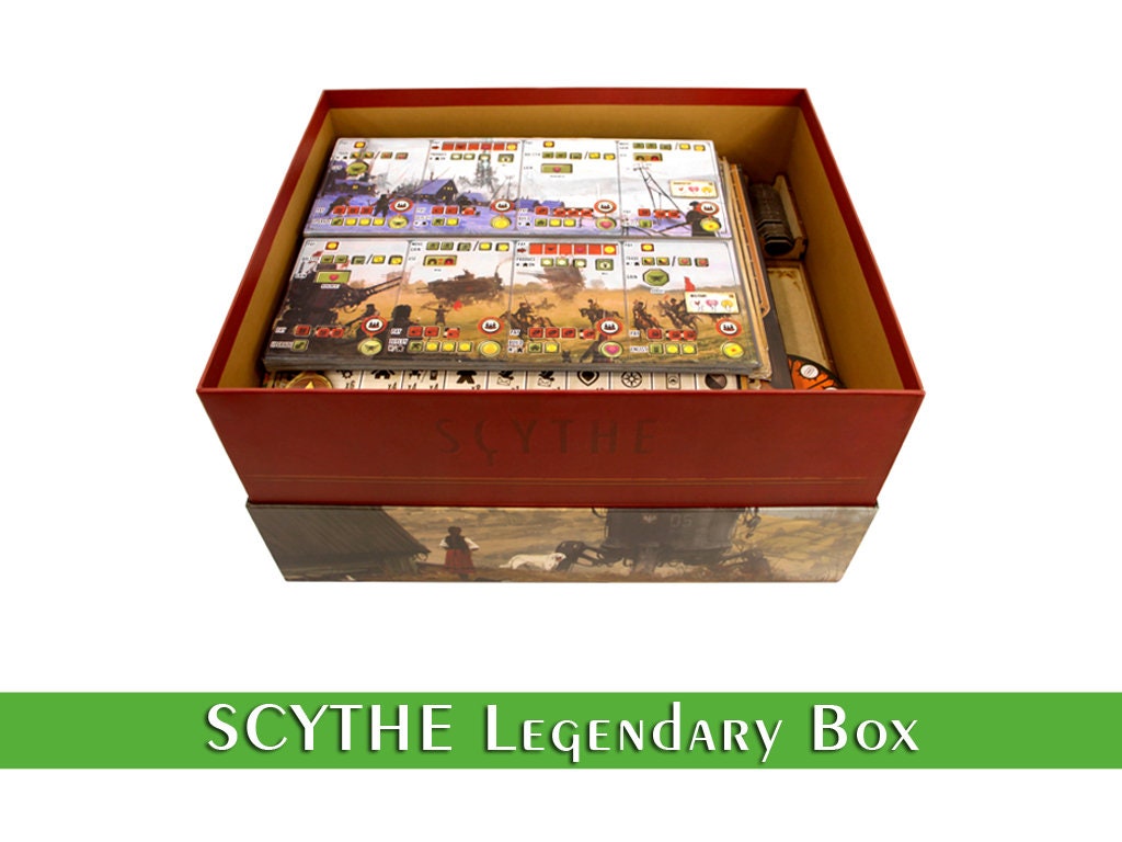 SCYTHE Legendary Box organizer wood insert for SCYTHE board Etsy