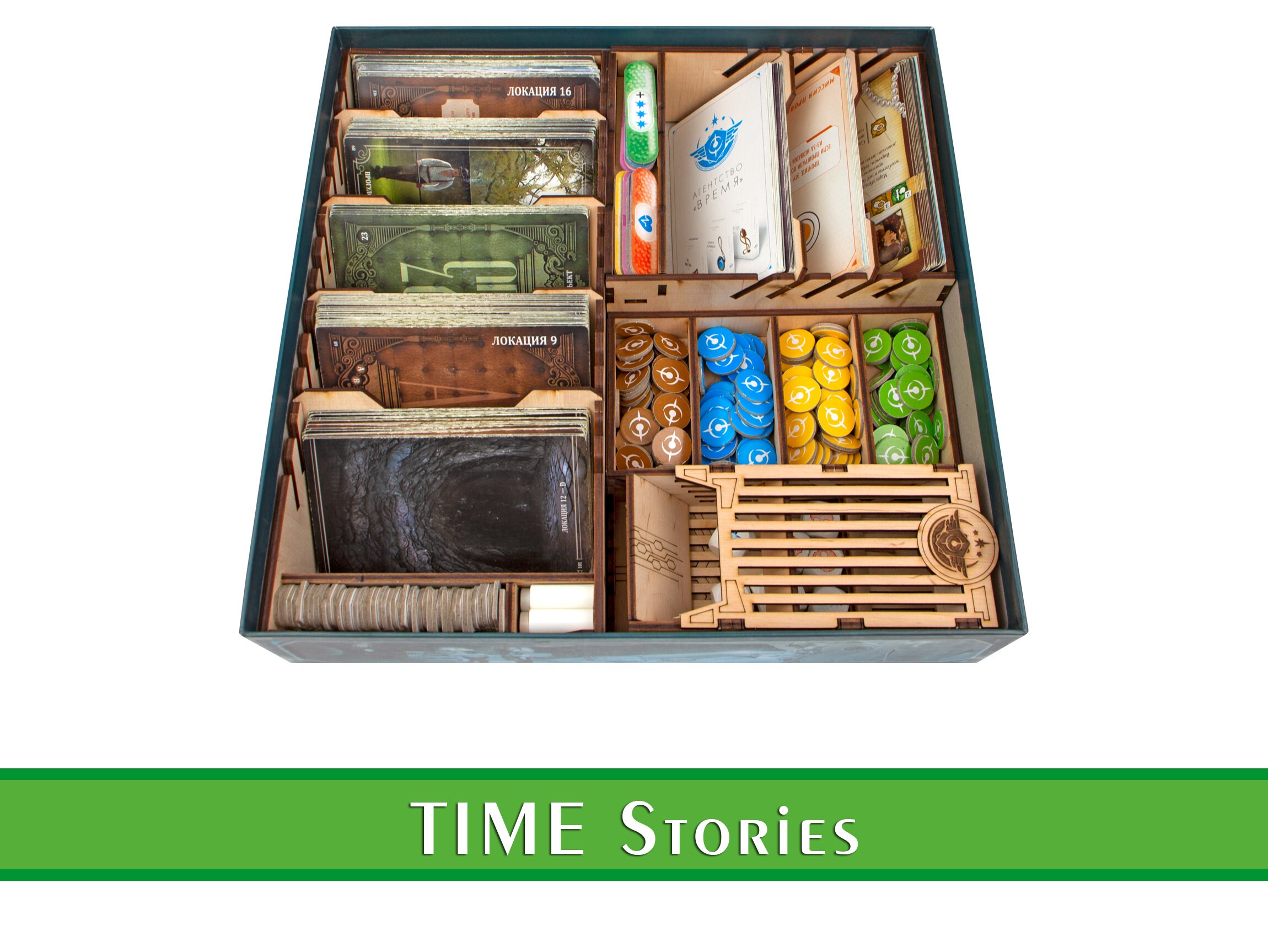 T I M E Stories Organizer Wood Insert For T I M E Stories Etsy T I M E Stories Organizer Wood Insert For T I M E Stories Etsy