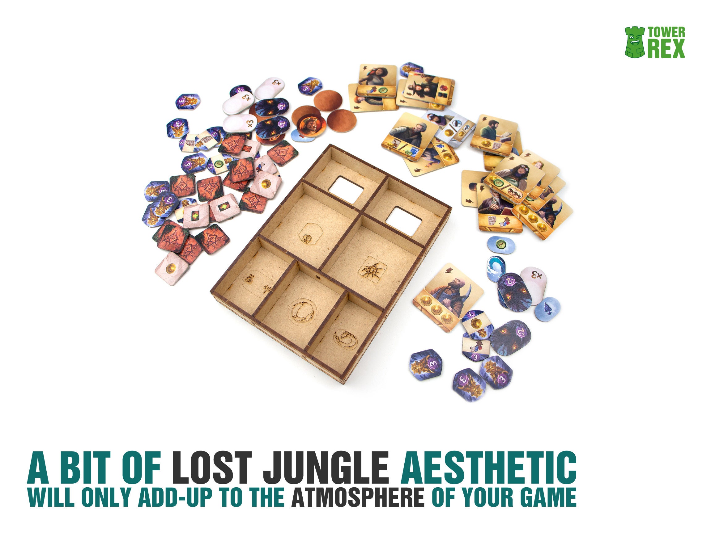Lost Archeologist's Organizer Lost Ruins of Arnak Wooden - Etsy Norway