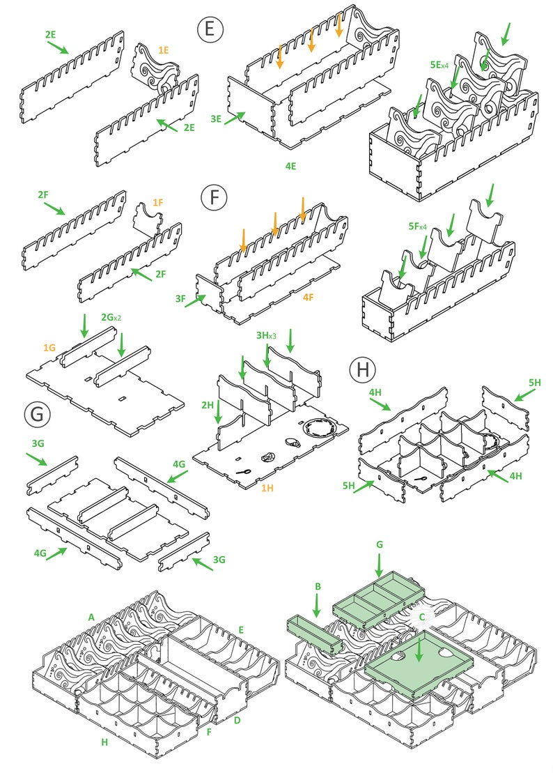 Древний ужас органайзер своими руками чертежи