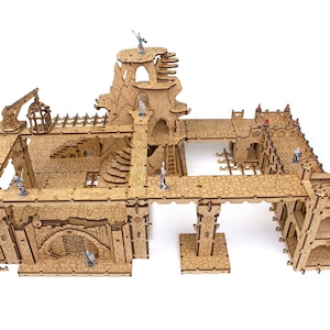Grim Dungeon Set (2 wave), Fantasy Terrain, 28mm Terrain, Dungeon Terrain, RPG, Dungeons & Dragons, Scatter Terrain