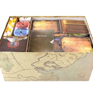 Organizer for Gloomhaven 2nd-6th Printings 1st Edition, Insert Compatible with Board Game, Accessories Upgrade, Nerdy Gifts