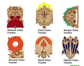 Life Counter for DND 5e Classes, Character Tracker for Dungeons and Dragons, Tabletop RPG Accessories, Valentines Day Gift