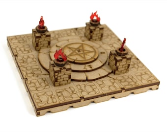 Dark Altar Fantasy Terrain, 28mm Terrain, Dungeon Terrain, RPG, Dungeons & Dragons