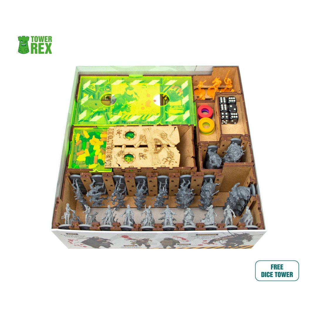 Zombicide 2nd Ed Insert Free Dice Tower, Zombicide Base Board Game