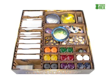 Organizer for Cosmic Encounter + Expansions, Storage Insert for Cosmic Encounter Board Game, Accessories Upgrade, Nerdy Gifts