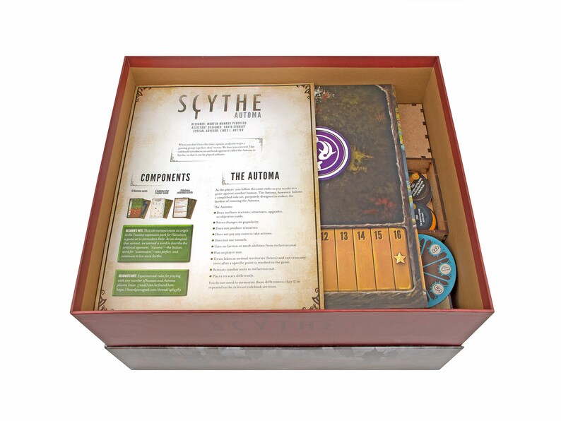 SCYTHE Legendary Box Organizer Wood Insert for SCYTHE Board Etsy UK