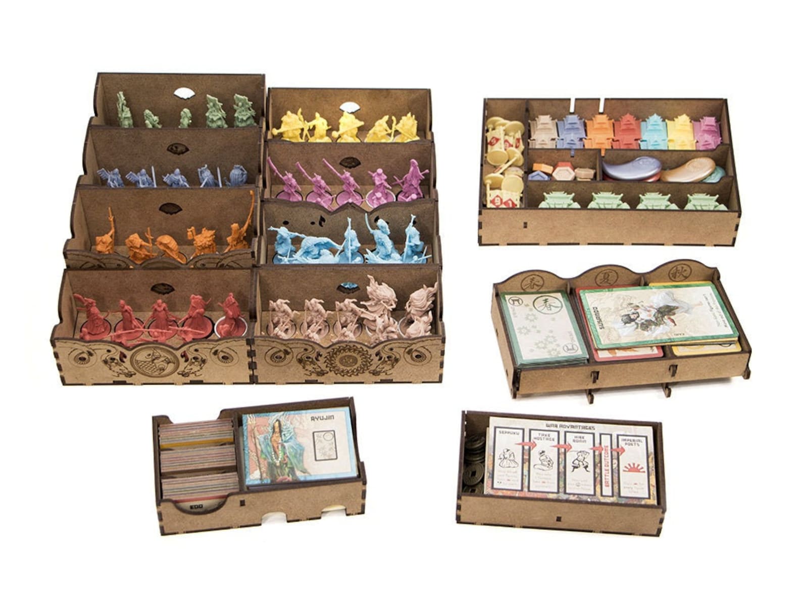 Rising Sun All Expansions Organizer Wooden Insert for Etsy