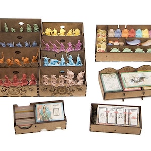 Rising Sun All-In Organizer, Insert for Rising Sun Kickstarter Board Game, Rising Sun + All Expansions + Kickstarter Upgrades