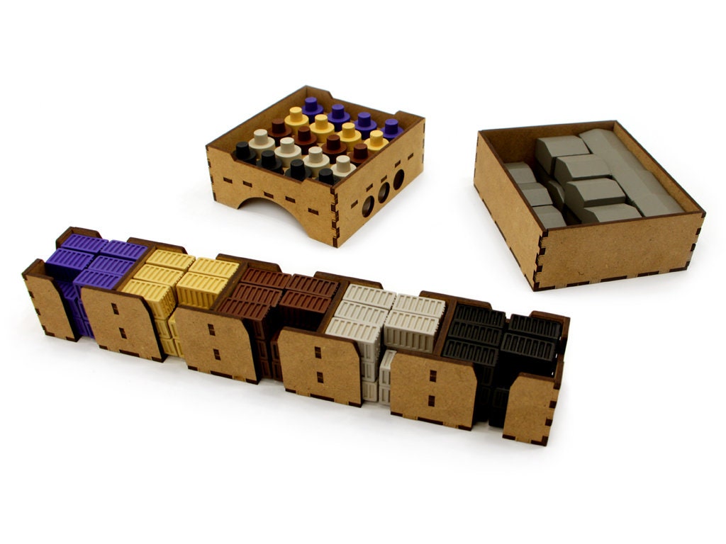 Container Organizer Wood Insert for Container Board Game Etsy