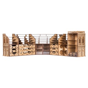 King Paint Station for Figure Painting, Paint Rack 25mm Bottles, Hobby Workstation, Spray Paint Rack, Paint Storage