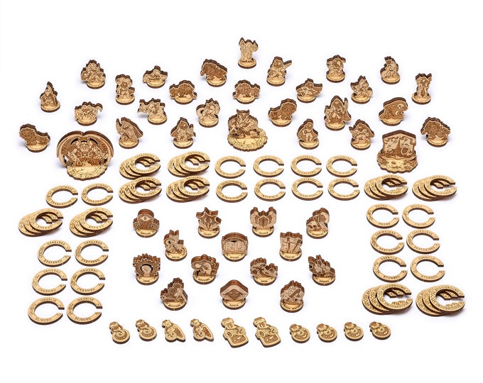 Tabletop Gaming Tokens - Tokens - TTG Tokens -DND Tokens - Monster ...