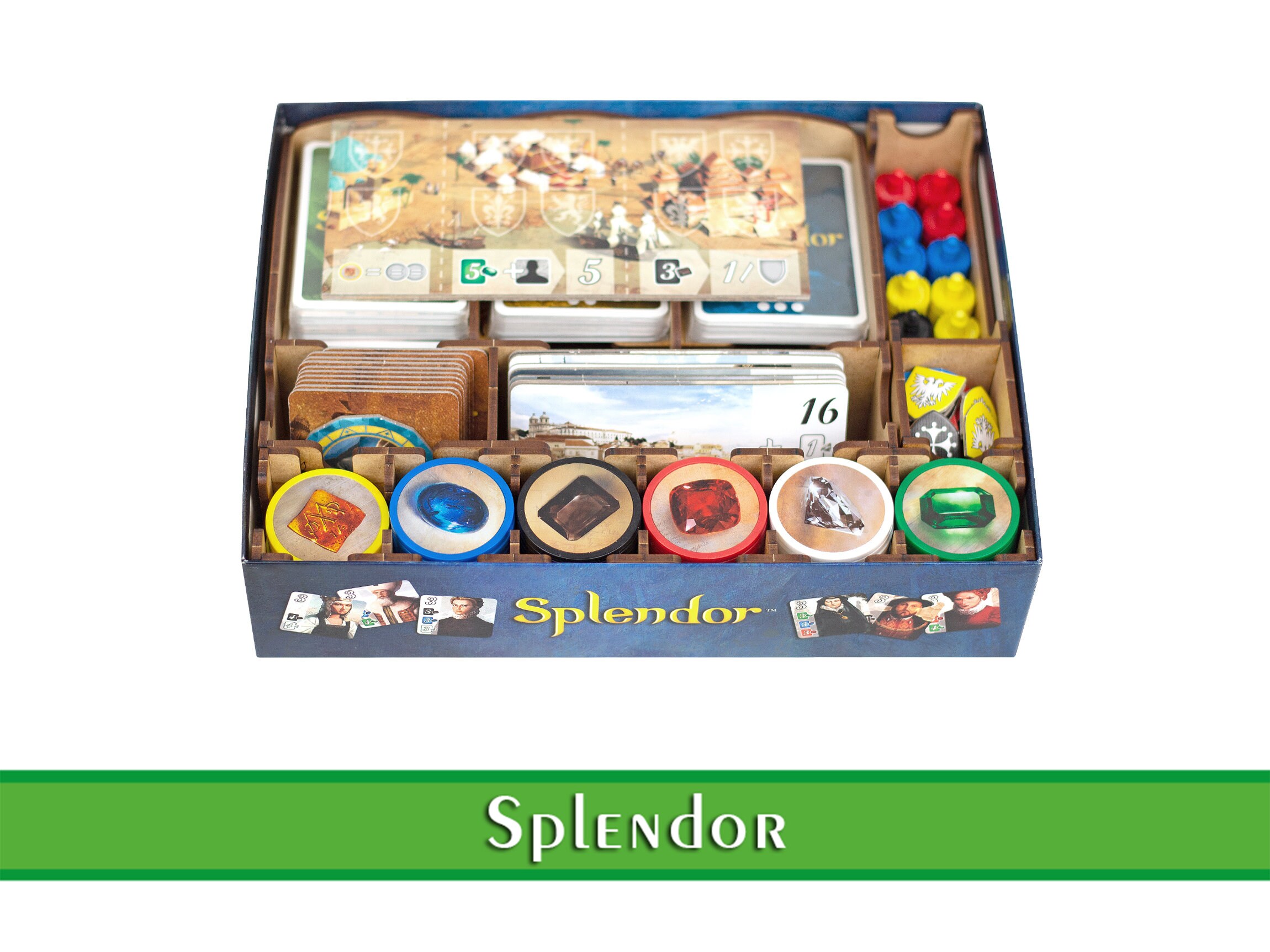 Splendor Organizer Wood Insert For Splendor Board Game Etsy Splendor Organizer Wood Insert For Splendor Board Game Etsy