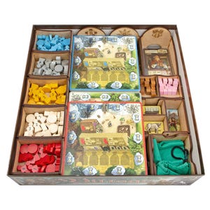 Inserto para el juego de mesa Village, organizador de aldeanos, actualización de la solución de almacenamiento para Village