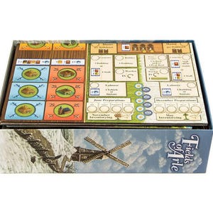 Organizador para la expansión Campos de Arle + Té y Comercio, inserto de almacenamiento para juego de mesa, mejora de accesorios, regalos para frikis