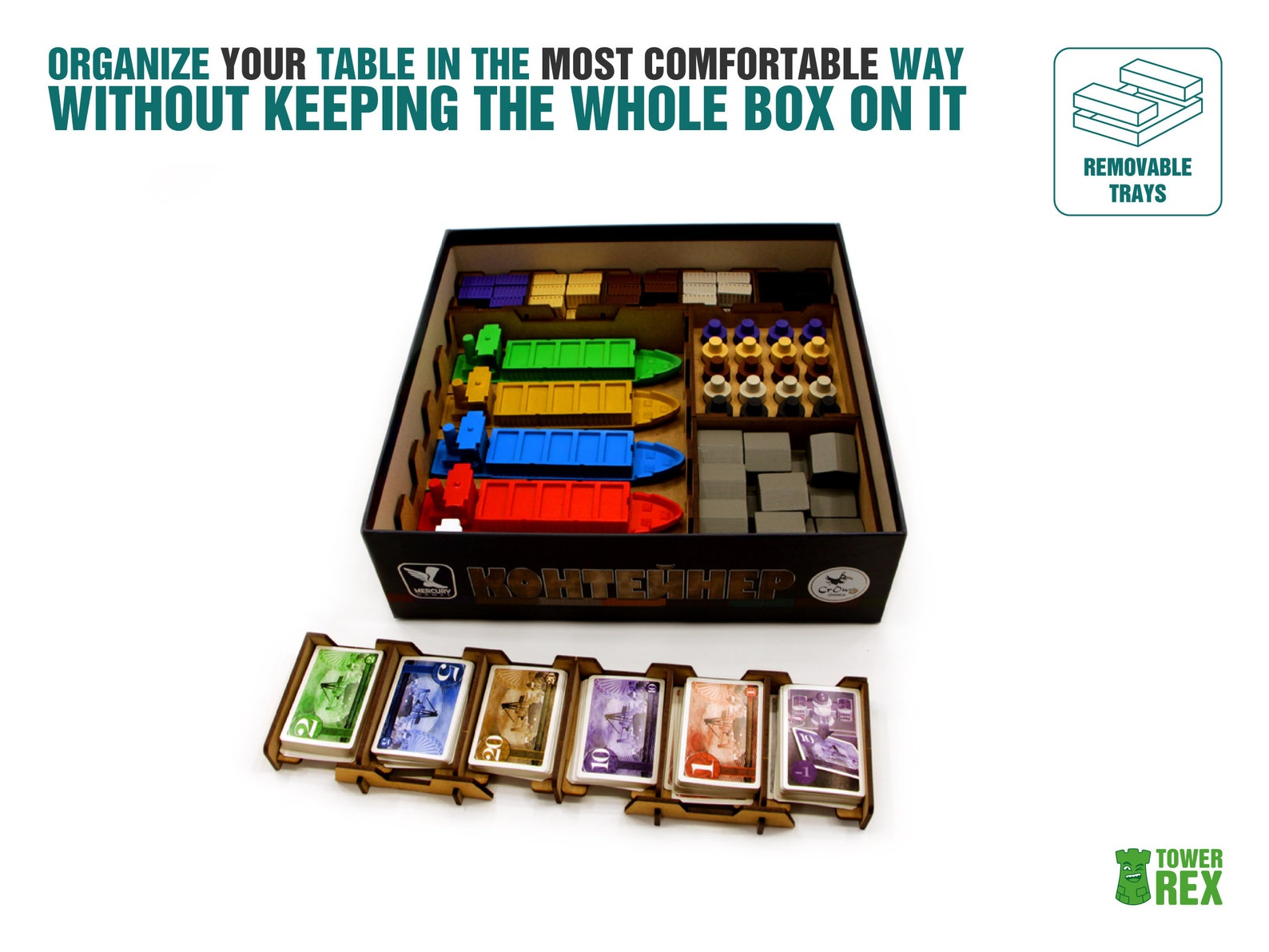 Insert Suitable for Container Board Game Port Manager's Etsy