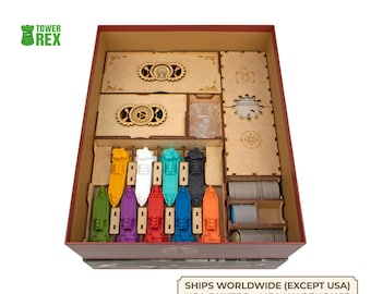 Organizer for Scythe + Expansions Legendary Box, Storage Insert Compatible with Scythe Board Game, Accessory Upgrade, Nerdy Gifts