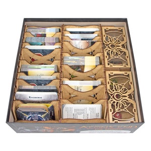 Aeons' End Organizer + Expansions, Insert for Aeons' End Board Game, Aeons' End Storage Solution Upgrade