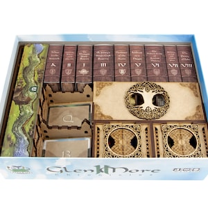 Glen More 2nd Ed Organizer, Insert for Glen More 2nd Edition Base Game, Glen More 2nd Edition Storage Solution, Kickstarter Version