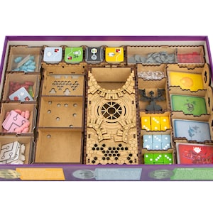 Black Angel Organizer, Insert for Black Angel Board Game, Black Angel Storage Solution Upgrade Tabletop