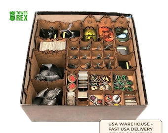 Organizer for Mansions of Madness 2nd Edition, Storage Insert Compatible with Mansions of Madness Board Game, Nerdy Gifts