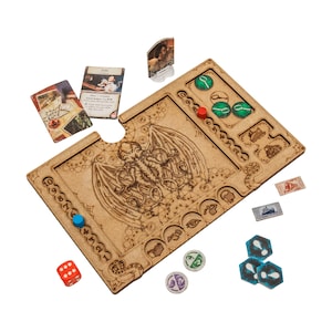 arkham horror card game dice Arkham Horror LCG player's dice collection