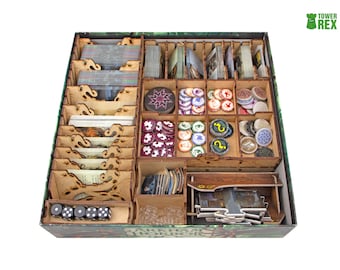 Arkham Horror 3rd Ed Organizer, Insert + Playerboards Bundle for Arkham Horror (3rd Edition) Base Game, Arkham Horror 3ed Upgrade