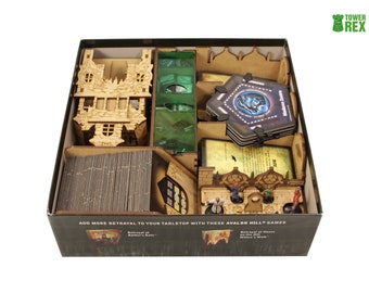 Betrayal at the House on the Hill Organizer + Widow's Walk Expansion, Insert for Betrayal at the House on the Hill Board Game 2nd Ed