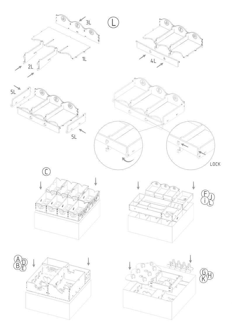 Rising Sun All expansions organizer wooden insert for Etsy