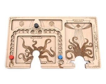 Arkham Horror LCG Playerboard, Dashboard compatible with Arkham Horror LCG Board Game, Arkham Horror Accessories, Organization for Arkham