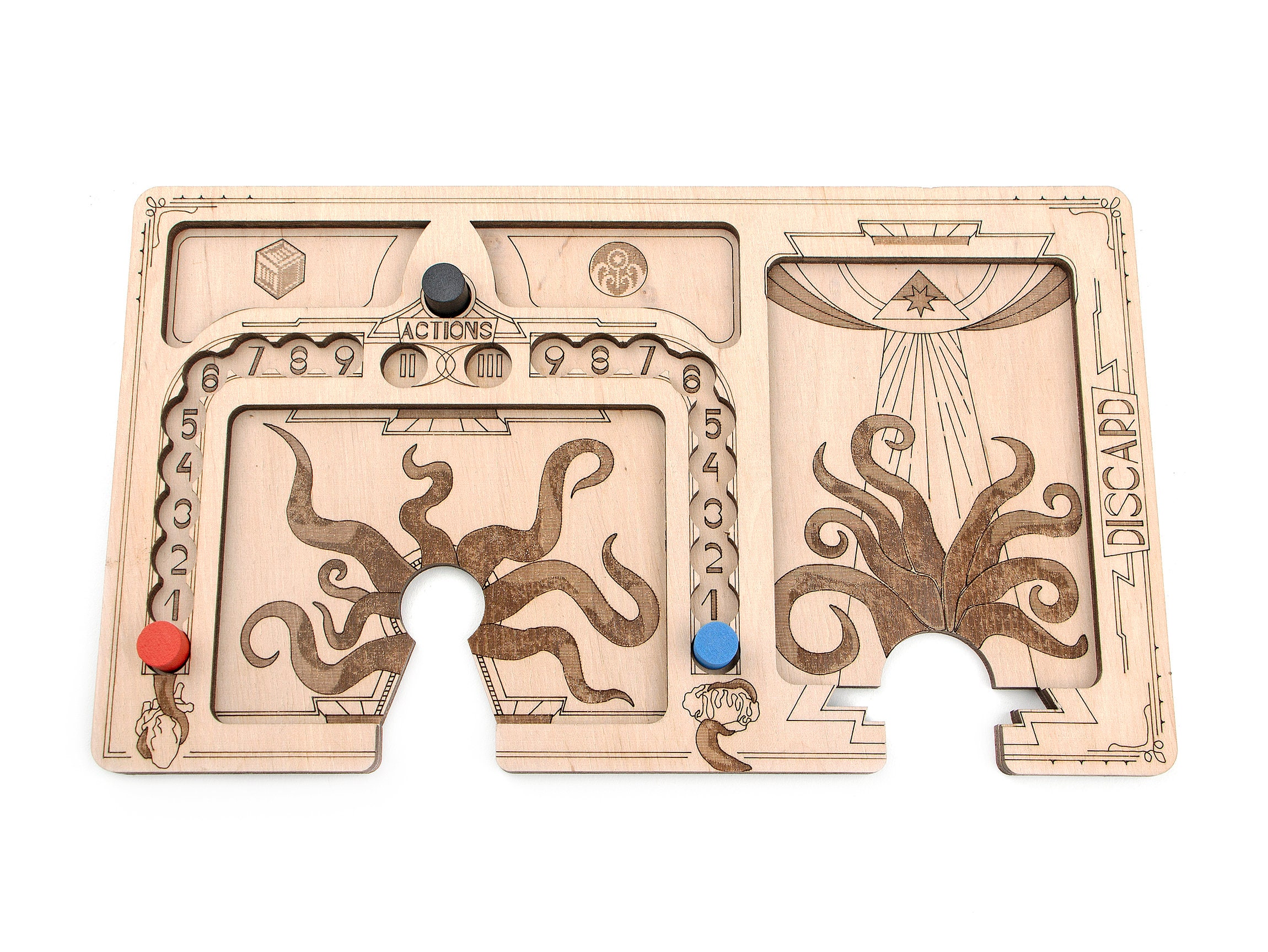 Investigator's Playerboard | Dashboard compatible with Arkham Horror LCG  Board Game