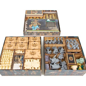 Organizer voor Ankh Gods of Egypt en alle uitbreidingen, opbergvak compatibel met bordspel, accessoire-upgrade, cadeau voor tafelspelers