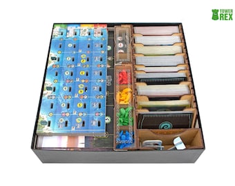Organizer for 7 Wonders 2nd Edition, 7 Wonders Insert for Cities, Armada & Leaders Expansions, Board Game Upgrade