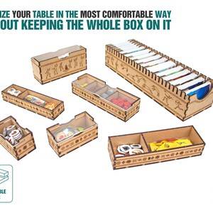 Feldherr Organizer Upgrade-Set Compatibile con Paleo - A New Beginning - Scatola del Gioco Principale