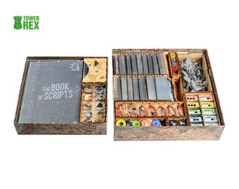 Organizer voor This War of Mine + uitbreidingen, houten inzetstuk compatibel met het bordspel This War of Mine, opbergoplossing upgrade