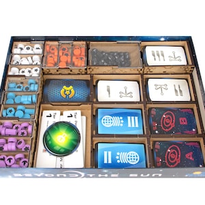 Beyond the Sun Organizer, Insert for Beyond the Sun Board Game, Storage Solution for Beyond the Sun, Unofficial Product by TowerRex