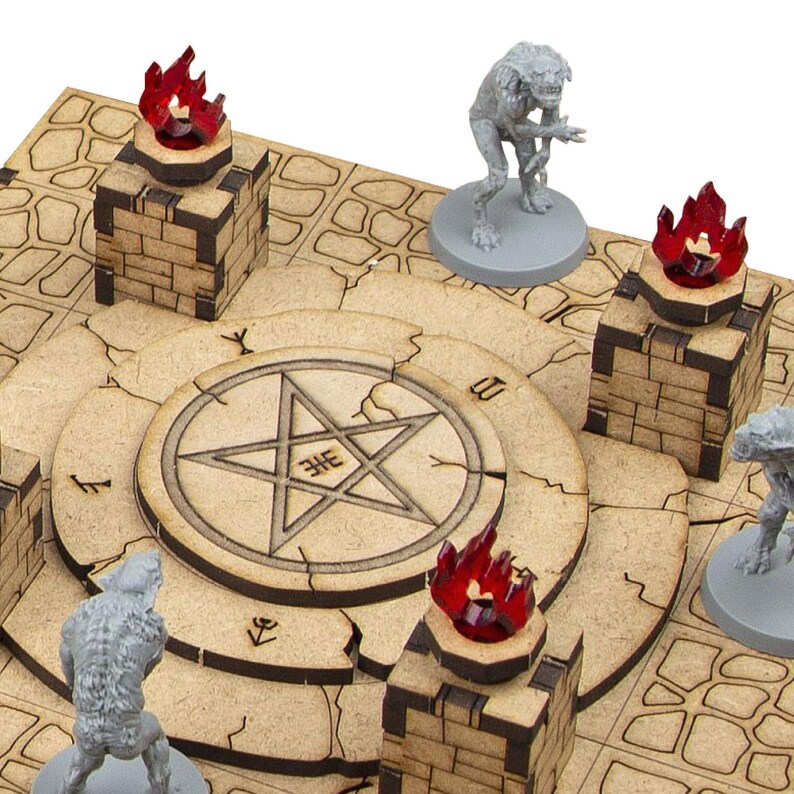 Dark Altar Fantasy Terrain, 28mm Terrain, Dungeon Terrain, RPG, Dungeons & Dragons image 3