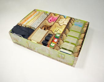 KeyFlower boardgame insert, organizer.