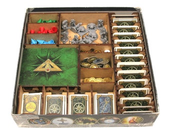 Insert for Talisman Board Game, Talisman's Seeker Organizer, Talisman + Expansions Storage Solution Upgrade