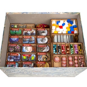 Organizer for Frosthaven Board Game by TowerRex, Insert for Frosthaven Board Game, Frosthaven Base Game Storage Solution, Accessories Upgrade