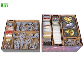 Etherfields + Expansions Organizer, Insert for Etherfields Board Game and Kickstarter Expansions, Unofficial Product