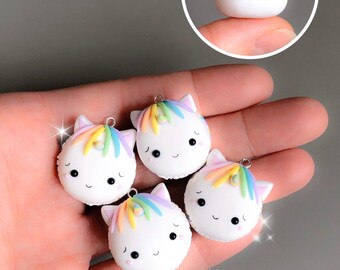 Sunglass Waffle Clay Charm Kawaii CharmsPolymer ClayPlanner Charms