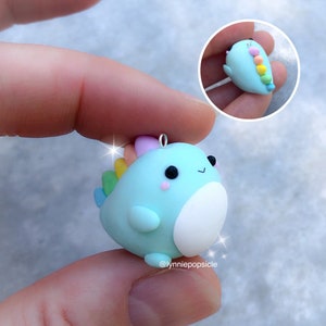 Kawaii baby dragon charm, kawaii charms, Polymer Clay charms, baby dragon Keychain, baby dragon jewelry, dragon gifts, dragon necklace