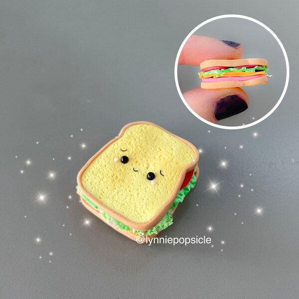 Sandwich Necklace Etsy