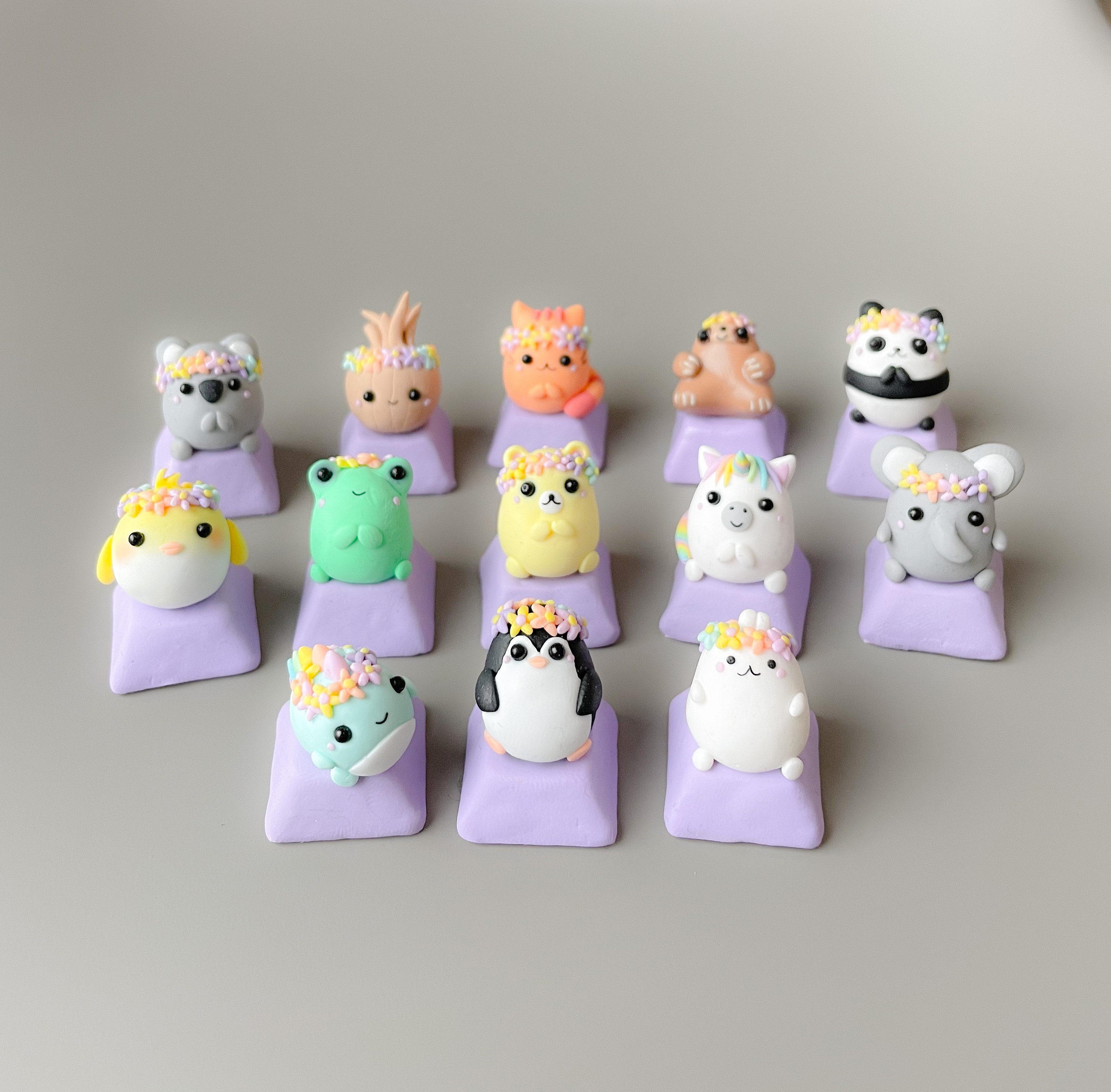 Custom Keycaps for Mechanical Keyboards, Polymer Clay Keycaps, Cute  Keycaps, Cute Gifts, 