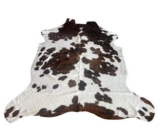 100% Genuine Cowhide Tri-Color Rug