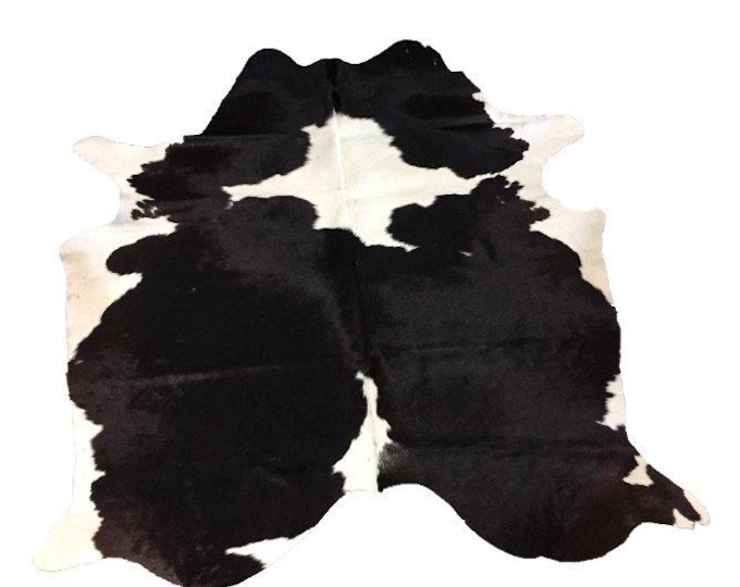 BLACK AND WHITE Premium Cowhide Rug -Holstein Hide - Best Prices