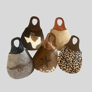 NEW!!!  Cowhide Catch-All Bag